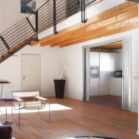 Podwójna Luce Drzwi Szklane