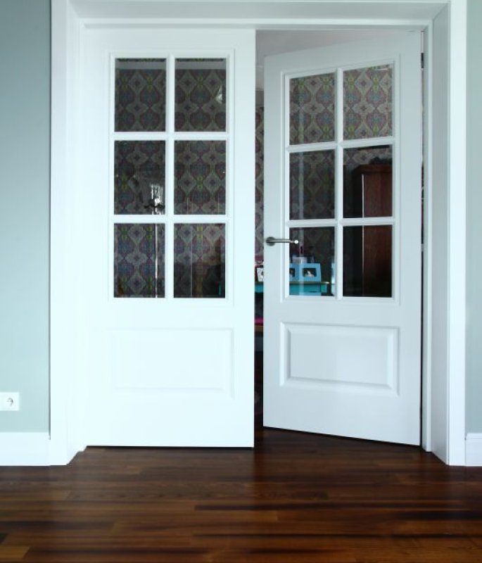 Drzwi Białe Dwuskrzydłowe