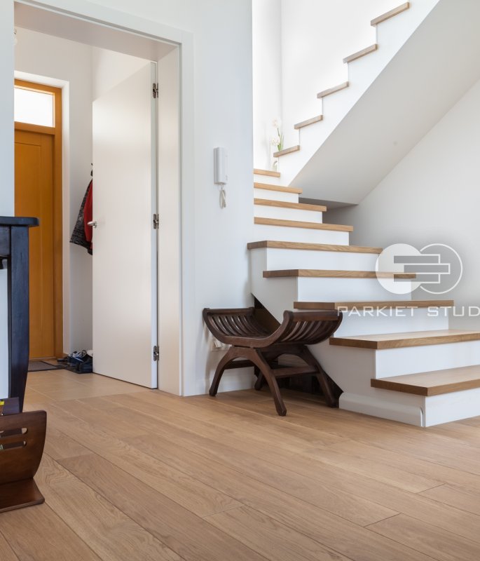 DRZWI TAFLA T1 - OŚCIEŻNICA STANDARD 80MM - KOLOR BIAŁY RAL 9003 - ZAWIASY CHOWANE