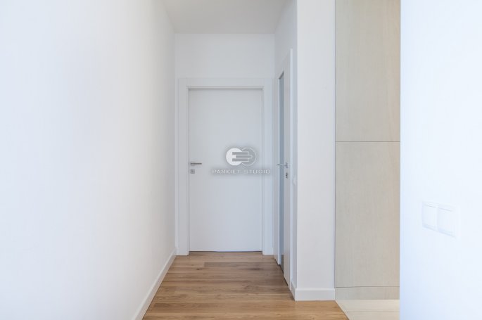 DRZWI TAFLA T1 - OŚCIEŻNICA STANDARD 80MM - KOLOR BIAŁY RAL 9003 - ZAWIASY CHOWANE