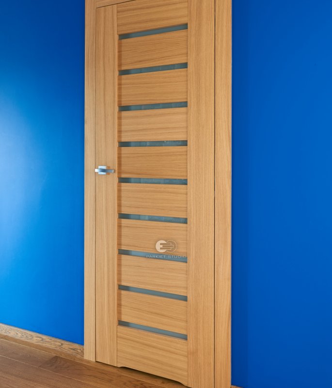 Drzwi Lagrus MORENA M1 w fornirze o kolorze dębu naturalnego