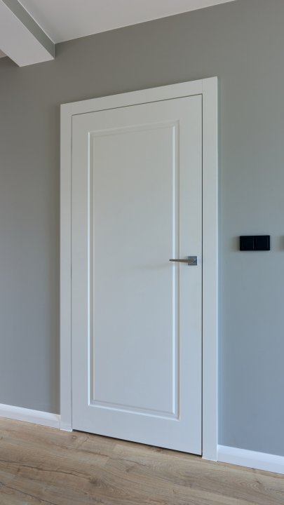 Drzwi Lagrus Soft S1 w kolorze RAL 9003