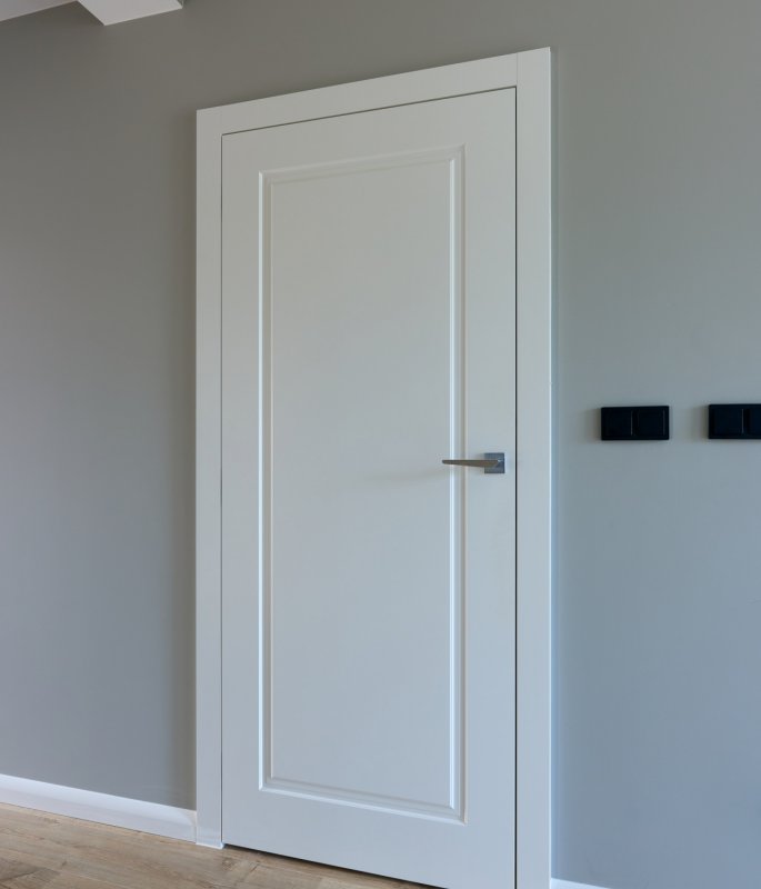 Drzwi Lagrus Soft S1 w kolorze RAL 9003